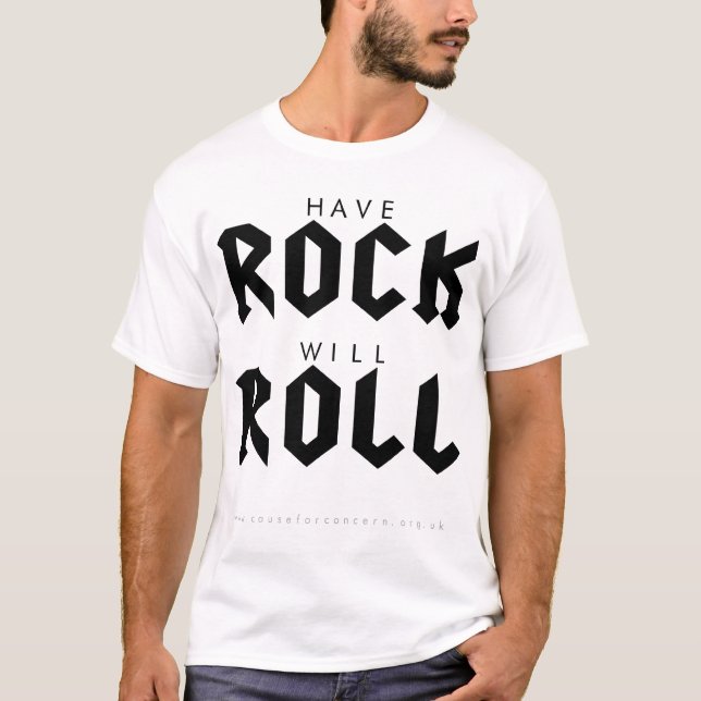 ha ska rulle för sten… t-shirt (Framsida)