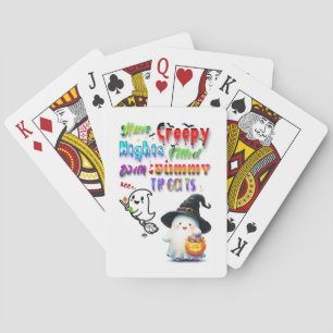 Ha skrämmande nätter fyllda med läckra gods casinokort