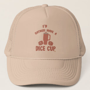 Ha snarare Dice Kopp Funny Board Gamer Action Keps
