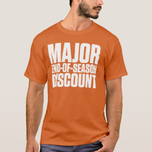 Ha som huvudämne avslutar av säsongrabatt tee shirt