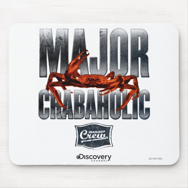 Ha som huvudämne Crabaholic Mousepad Musmatta (Framsidan)
