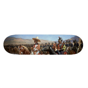 Ha som huvudämne den Frederic Remingtons mexikane Mini Skateboard Bräda 18,7 Cm