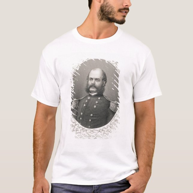 Ha som huvudämne General Ambrose Everett Burnside Tee (Framsida)