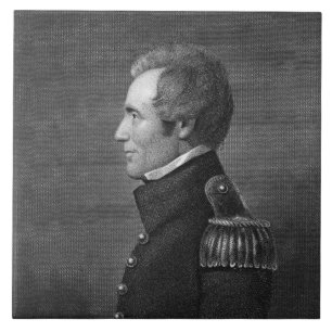 Ha som huvudämne General Edmund Pendleton Gaines Kakelplatta