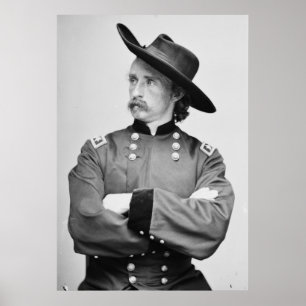Ha som huvudämne General George Armstrong Custer Poster