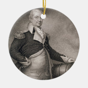 Ha som huvudämne General Henry Knox (1750-1806) Julgransprydnad Keramik