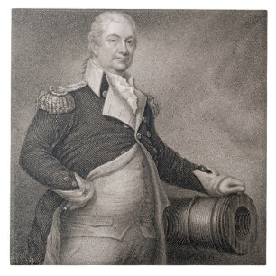 Ha som huvudämne General Henry Knox (1750-1806) Kakelplatta