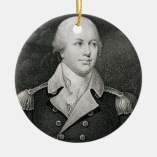 Ha som huvudämne General Nathaniel Greene Julgransprydnad Keramik