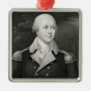 Ha som huvudämne General Nathaniel Greene Julgransprydnad Metall
