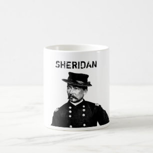 Ha som huvudämne General Philip Sheridan Kaffemugg