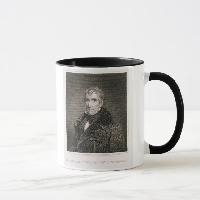 Ha som huvudämne General William Henry Harrison Mugg (Höger)