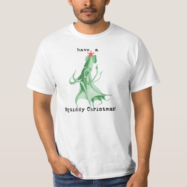 ha squiddy jul t-shirt (Framsida)