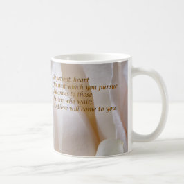 Ha tålamod hjärta - Ros Kaffemugg