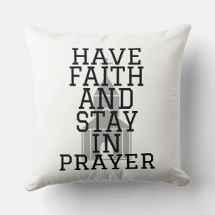 Ha tillit till Prayer Bold Kudde