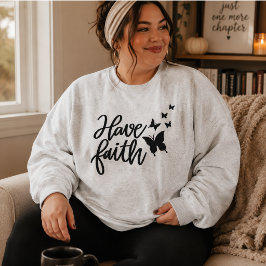 Ha tro kristen fjäril inspiration t shirt