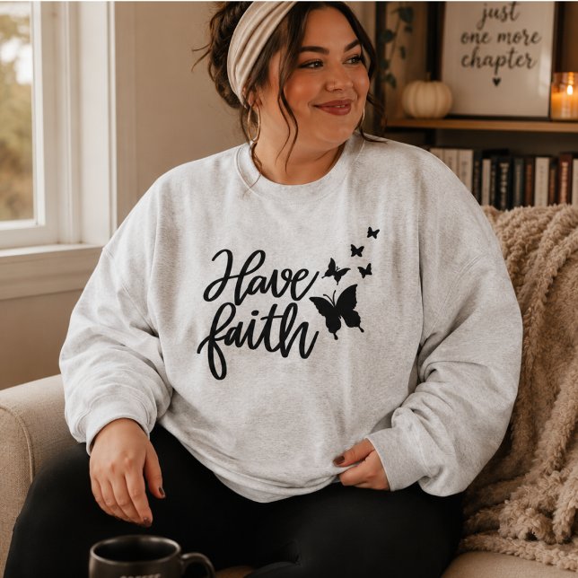 Ha tro kristen fjäril inspiration t shirt (Skapare uppladdad)