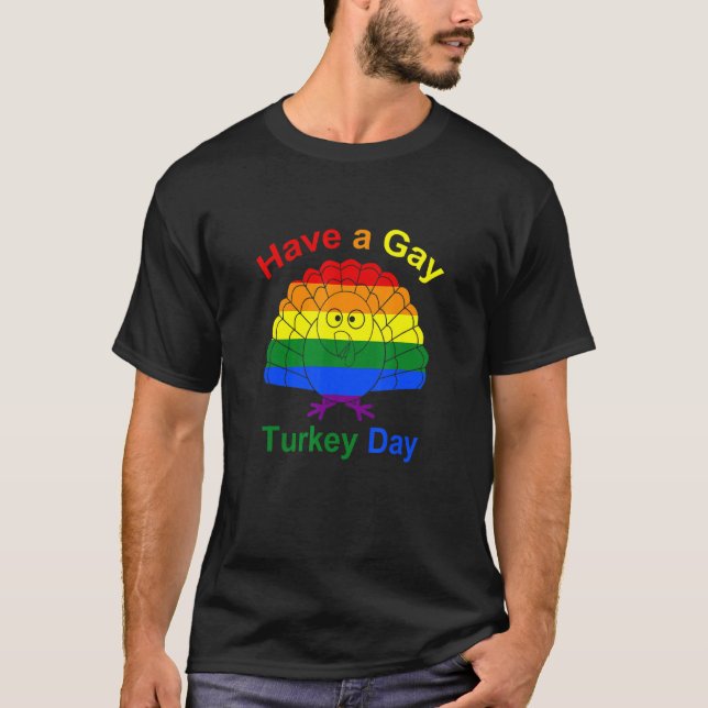 Ha turkiskdagen i Lgbt Gay pride Turkiet Rainbo T Shirt (Framsida)