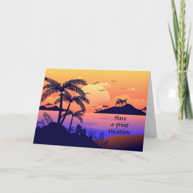 Ha underbar semester kort (Framsida)