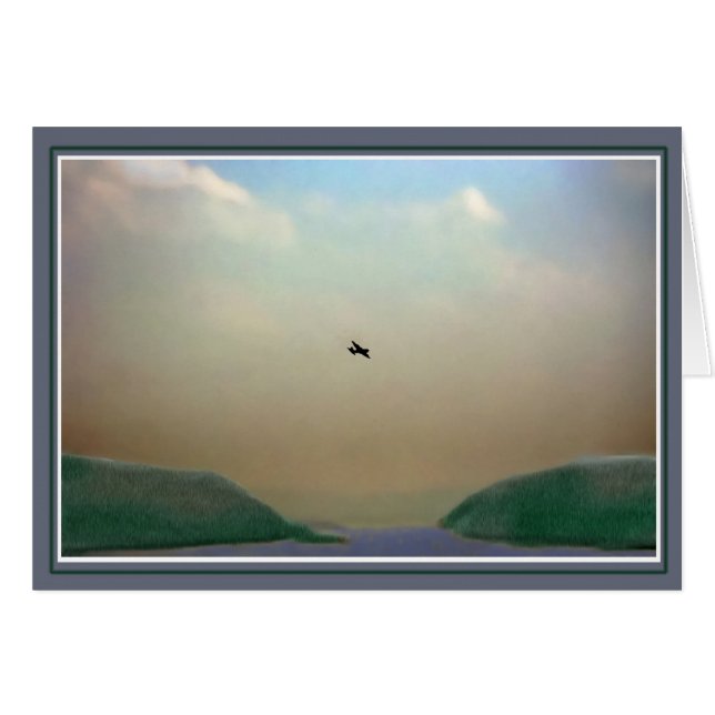 ha Underbara Resa Hälsningskort (Framsidan Horizontal)