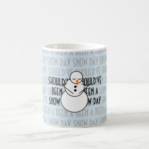 Ha varit bör en snödagmugg kaffemugg