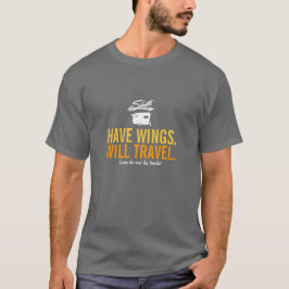 Ha vingar att ska reser - det Shasta camparesläpet T-shirt