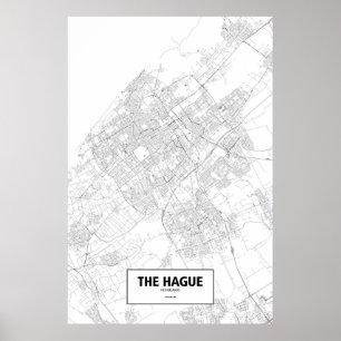 Haag, Nederländerna (svart på vitt) Poster