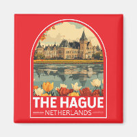 Haag Netherlands Travel Art Emblem