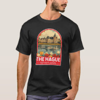 Haag Netherlands Travel Art Emblem