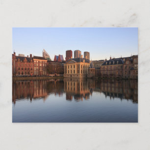 Haag-skylinen i Nederländerna Vykort