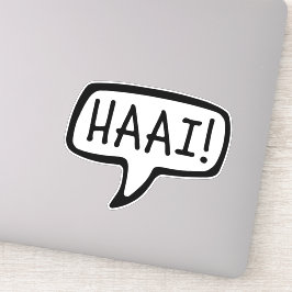 HAAI! Hej, Hej, informell Hälsning i Afrika Klistermärken