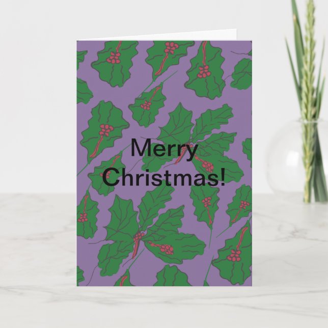 Haapy Holly Days Kort (Framsida)