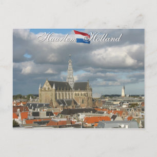 Haarlem Holland vycard Vykort