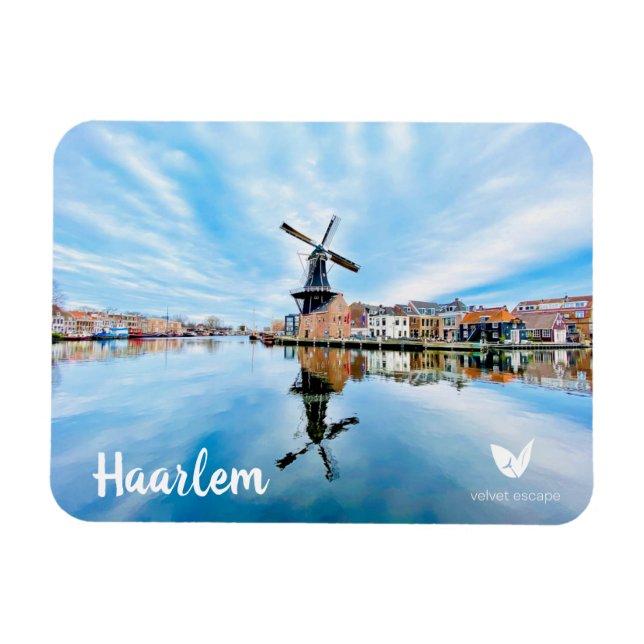 Haarlem kvarn kyl magnet av Velvet Escape (Horisontell)