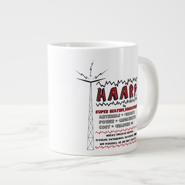 HAARP överhettar jonosfären Jumbo Mugg (Framsida höger)