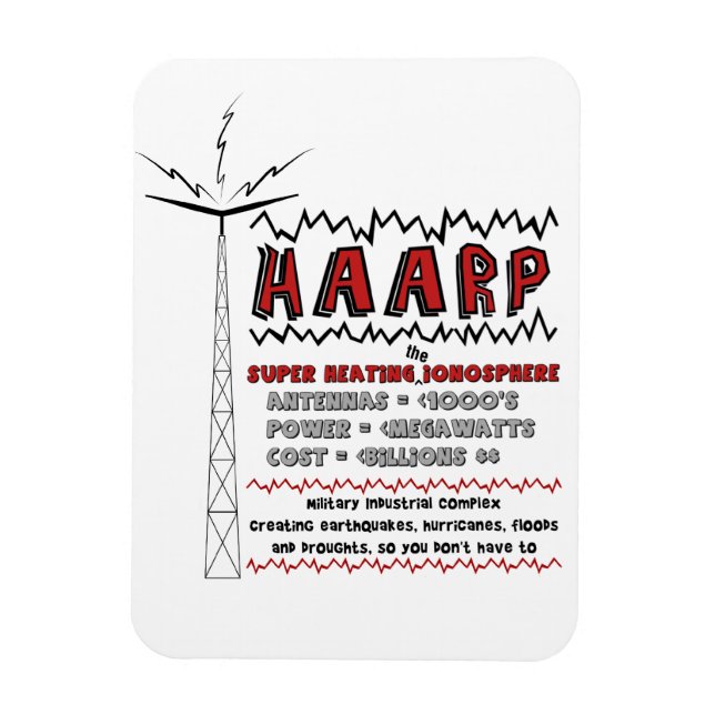 HAARP överhettar jonosfären Magnet (Vertikal)