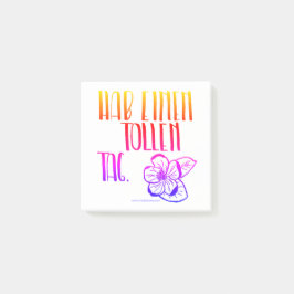 Hab einen tollen Märkre Post-it Klebezettel Block