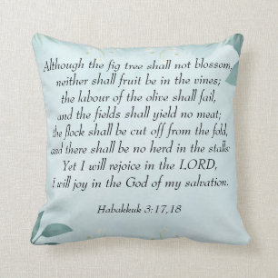 Habakkuk 3:17,18 kudde