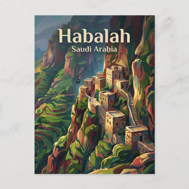 Habalah by Saudiarabien Vykort (Framsida)