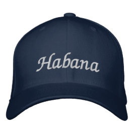 Habana Blue Broderad Keps