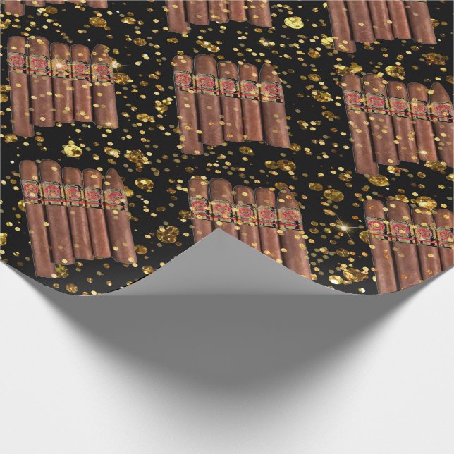 Habana Cigar Luxury Vip Cuban Guld Presentpapper (Hörn)