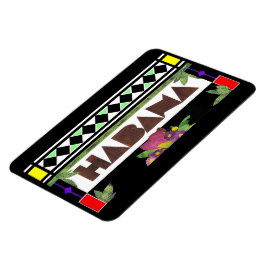 HABANA-fastkedjat glastryck Magnet