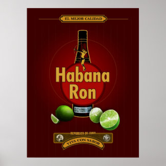 Habana Ron Poster