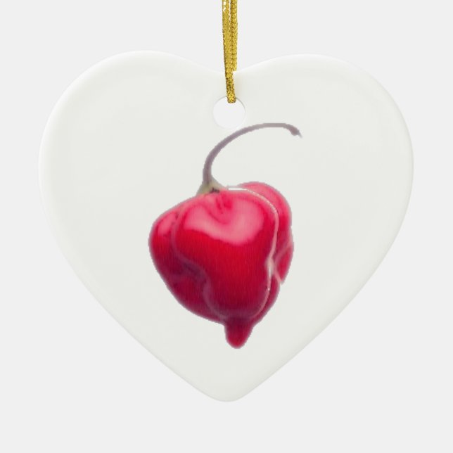 habanero julgransprydnad keramik (Framsidan)