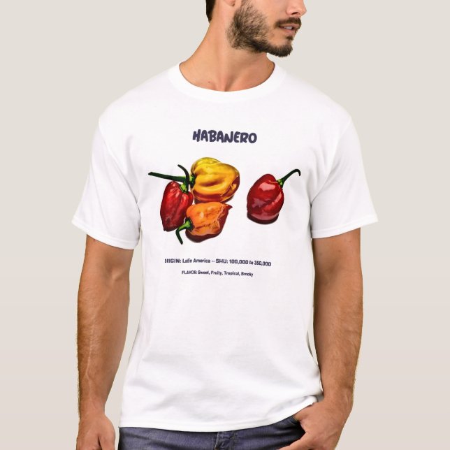 Habanero Pepper T Shirt (Framsida)