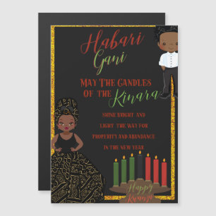 Habari Gani Kwanza-julkort