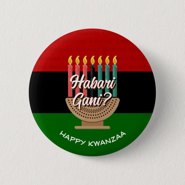 HABARI GANI Kwanzaa Knapp (Framsida)
