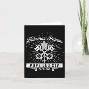 Habemus Papam katolska kyrkan New Pope Leo Xiv Kort