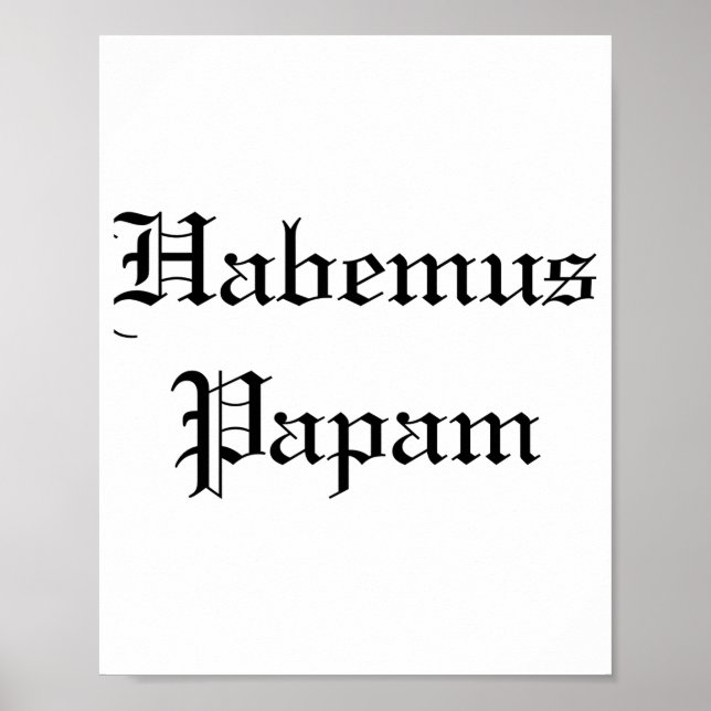 Habemus Papam Ny påve Poster (Framsidan)