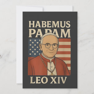 Habemus papam Påve Leo XIV Kristna kyrkan  Inbjudningar