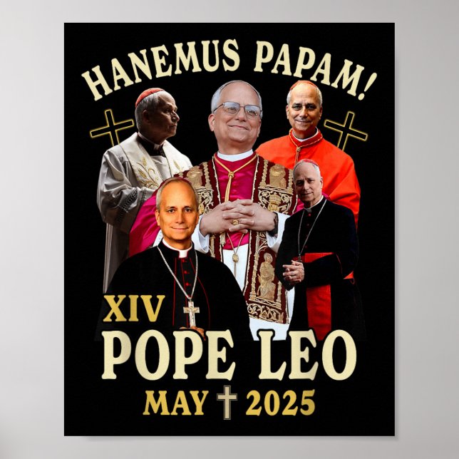 Habemus Papam Pope Leo Robert Prevost Pope Poster (Framsidan)